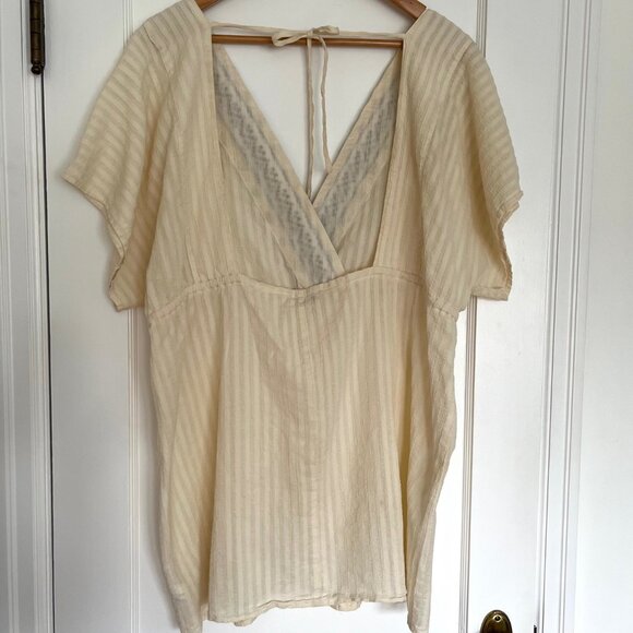 Madewell Embroidered Tie Back Cover-Up Dress - Picture 8 of 11